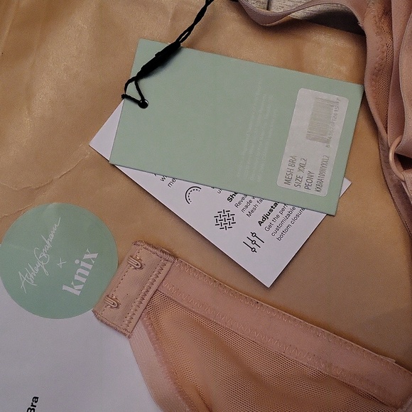 Knix mesh deep v bra nwt xxl++ - Picture 3 of 3